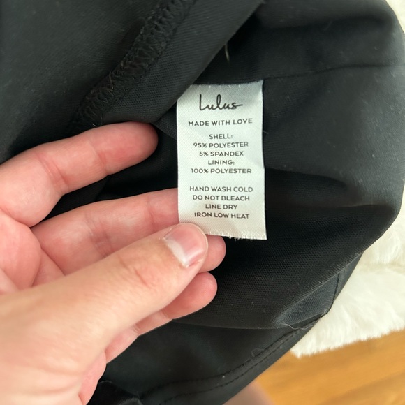 LuLu’s Black Sheath Dress - Picture 8 of 9